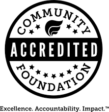 Accredited Community Foundation Seal - Dublin Community Foundation is an accredited community foundation with the National Standards for U.S. Community Foundations